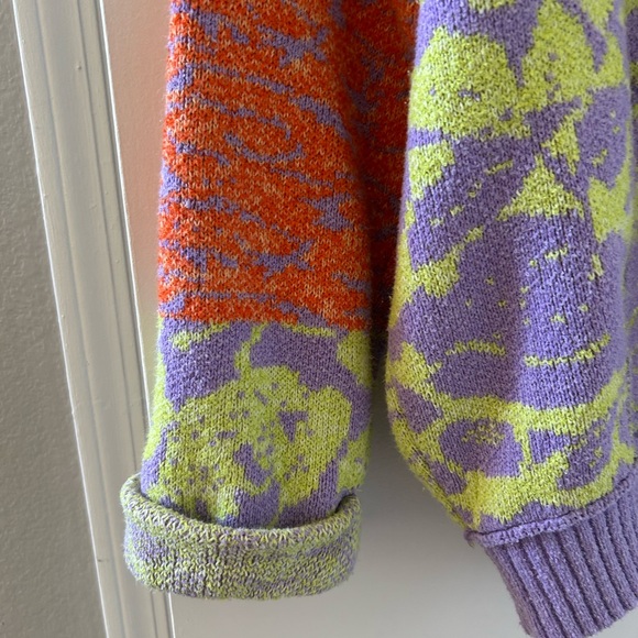 Colorful Floral Zip-Up Hoodie free people - Picture 2 of 7